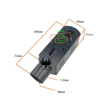 DIY OD 30mm CNC Mounting Mount Base For Carbon Fiber Motor Mount For Agricultural sprayer crop UAV Drone accessory kits