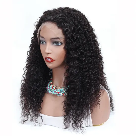 Long Human Hair Wig 30 Inch Mongolian Kinky Curly Lace Frontal Cuticle Aligned Hair Wig Cheap Swiss Lace Front Wig Pre Pluck