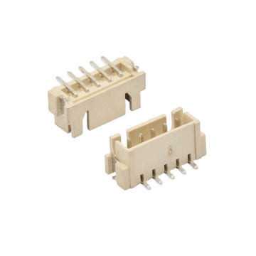 ZWG 2.54mm Pitch 5Pin Single Row Male PCB Header Connector with Buckle Wafer