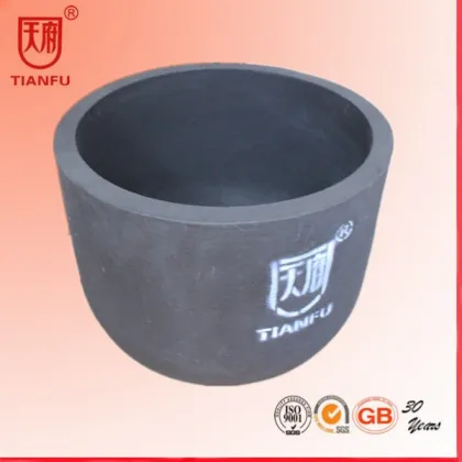 Shape Graphite SiC Carbide Graphite Crucible For Aluminum