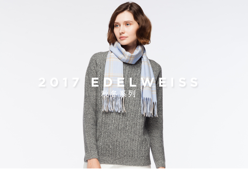 Unisex Plaids Cashmere Woven Scarf -5