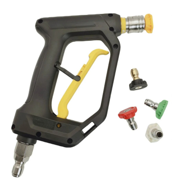 Drision New Finger Trigger High Pressure Spray Gun 4000psi with 3/8 Quick Plug Swivel Inlet for Car Washing