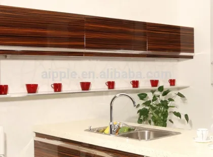 Three dimensional moulding board kitchen cabinet PKC-068