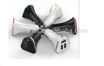 Hot new product for 2015 output DC 5V 5.2A 3 ports usb car charger for iphone