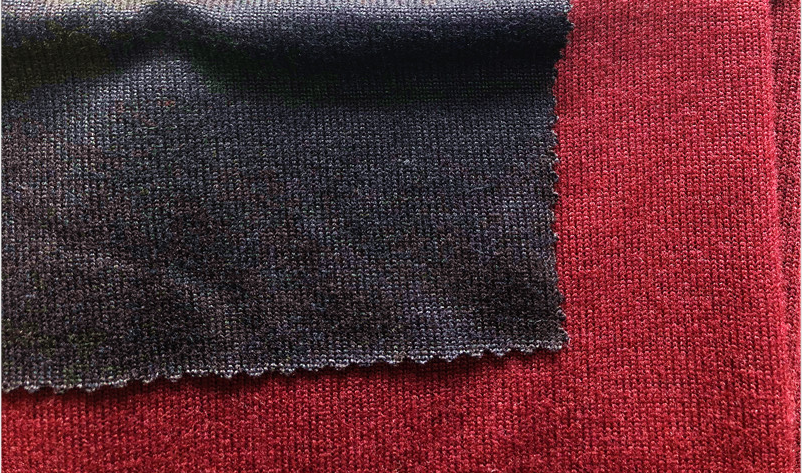 T/R/SPANDEX hacci wool knitted fabric