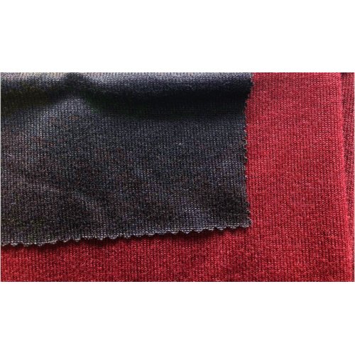 Cashmere Knit Fabric T/R/SPANDEX hacci wool knitting fabric Factory