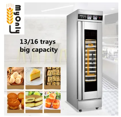 Electric Fermentation Machine: 32 Trays Two Doors Bread Baking Proofer