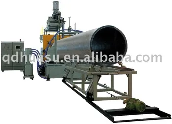 Pe Huge Calibre Hollowness Wall Spiral Pipe Machine