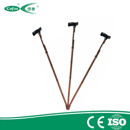 Adjustable folding Aluminium walking stick cane and crutch