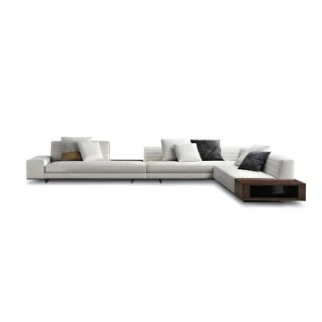 Exclusive Modern Durable Cozy Fabric Leather Sofas