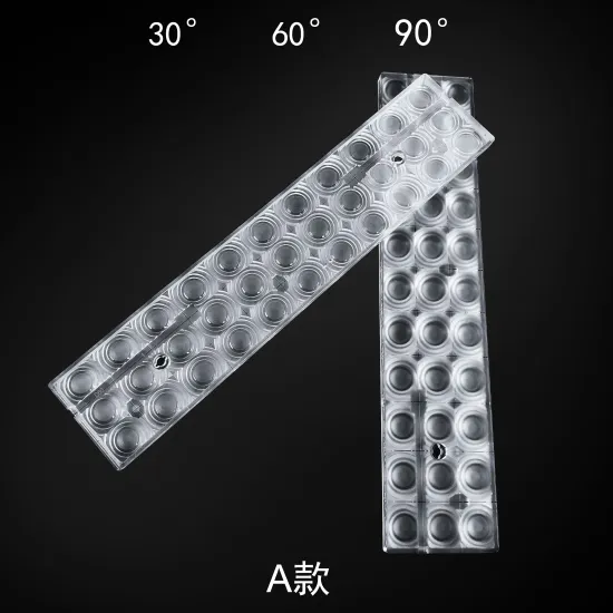 Aubor Optical Lens Linear Lights with 3030/2835/5630 PMMA Lenses in 30/60/90 Degree Double Bias and 20 Degree LED Lighting
