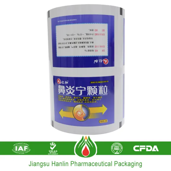 medication packs laminating roll film pharmaceutical packaging