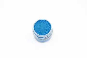 Sky blue fluorescent pigments for plastics