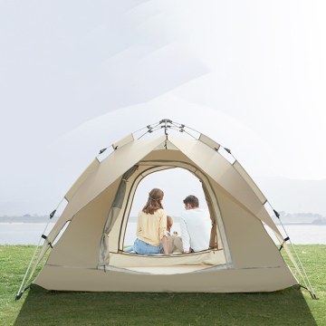 Family Camping Tent: 3-4 Person Large Waterproof Outdoor Tent