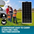 Flexible Solar Panel 200W Panels Solar Cells Module DC for Car RV Boat Home Vans Camping 12V 24V Outdoor Solar Battery Charger