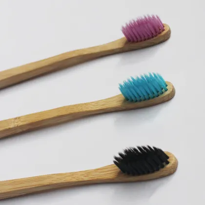Environmentally Friendly Bamboo Toothbrush With Paint
