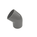 PVC জল সরবরাহ কনুই 45° PN6/PN10/PN16