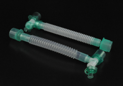 Disposable Catheter Mount (Double Swivel Elbow Corrugated)