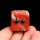 Red Jasper Cube block Spirit 20mm Handmade Craved Ornaments Home Decoration