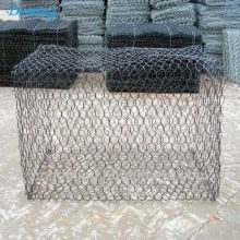 2.7mm Flood Walls Durable Hexagonal Galvanized Gabion