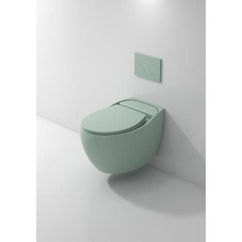 Wall hung toilet with concealed cistern ceramic