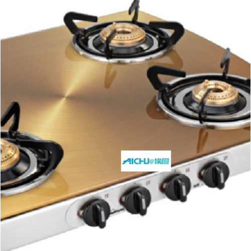 Sunflame Gold Glass Top Gas Cooktop
