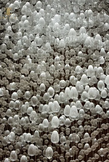 Entryway large spiral brass chandeliers