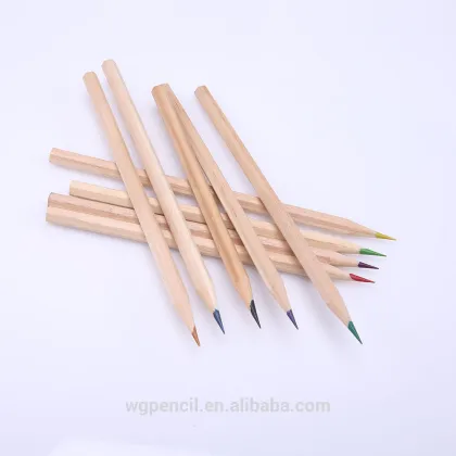 24 colored pencil with nature wood /burlywood colored pencil body