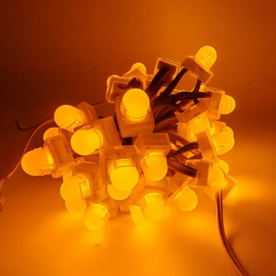 Programmable RGBW LED Christmas Lights with Diffused Pixels