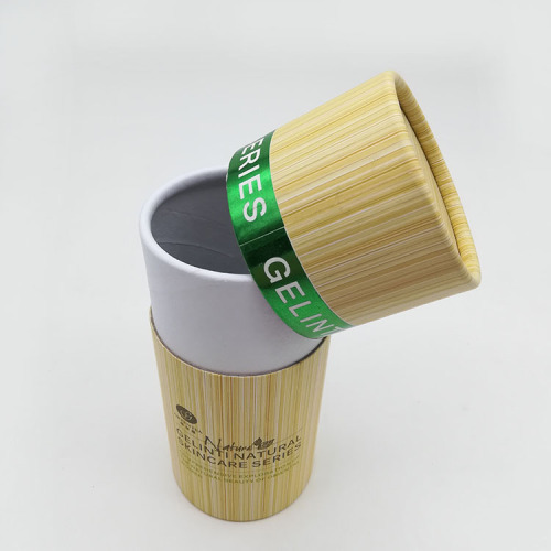 Cylinder Skincare Packaging Paper Tube Box