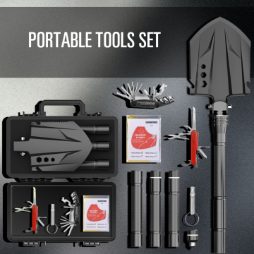 Multifunctional Vehicle Shovel: Outdoor Camping Survival Equipment Emergency Tool Kit