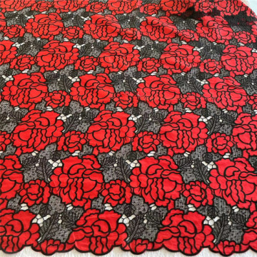 Fancy Laser Embroidery Fabric for Ladies Garment