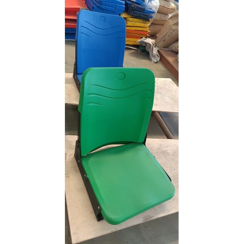 Front mounted folding seat
