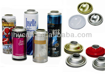 Aerosol tin can component (top & bottom) diameter 45/ 52 /57/ 65