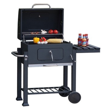 Hot Sale Luxury Party Outdoor garden barbecue grills big bbq trolley with side tables