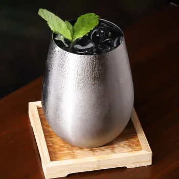 Stainless Steel Ice Cup Set for Various Uses: Restaurant, Bar, Home, Travel, Camping