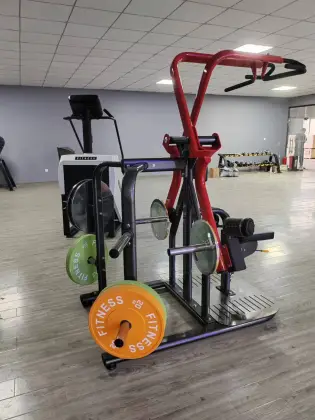 Factory Strength Gym Equipment: Plate Loaded Lat Pulldown & Cross Pull Back Machines