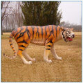 Ζωή Μέγεθος Κήπος Διακόσμηση Fiberglass Tiger Άγαλμα