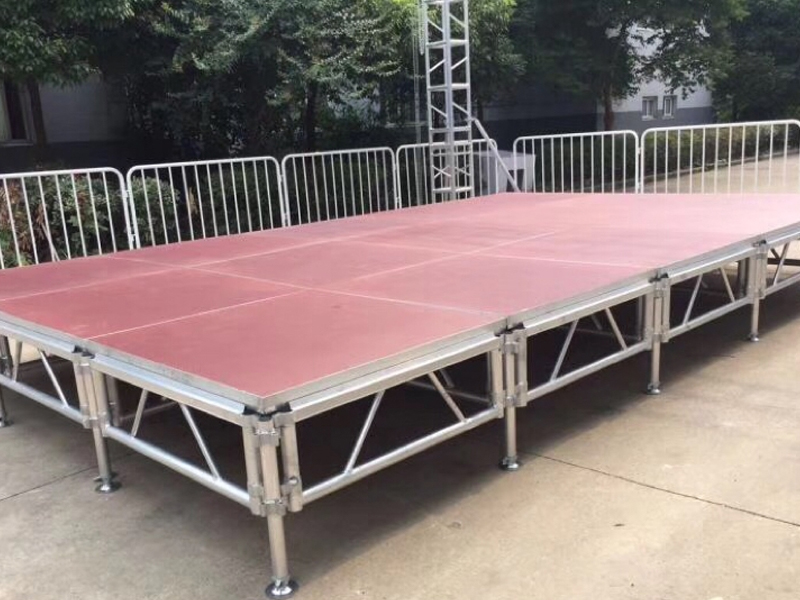 Aluminum Made Plug-in Stage