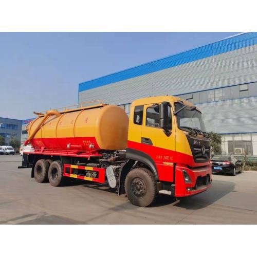 18cbm Fuerza de alcantarillado camión de succión de aguas residuales
