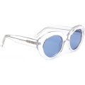 Belieye Fashion Oval Thick Frame Acetate Sunglasses