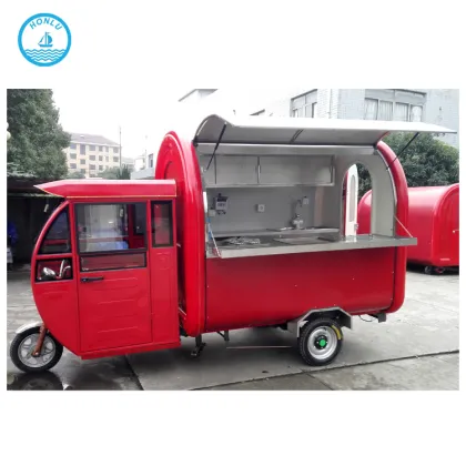 Electric Tuk Tuk Food Carts: High-Quality Color Plate Mobile Eats