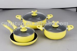 7pcs Aluminum Non-stick Cookware Set