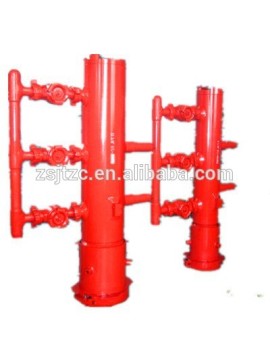 Oilfield drilling type clamp type cement head