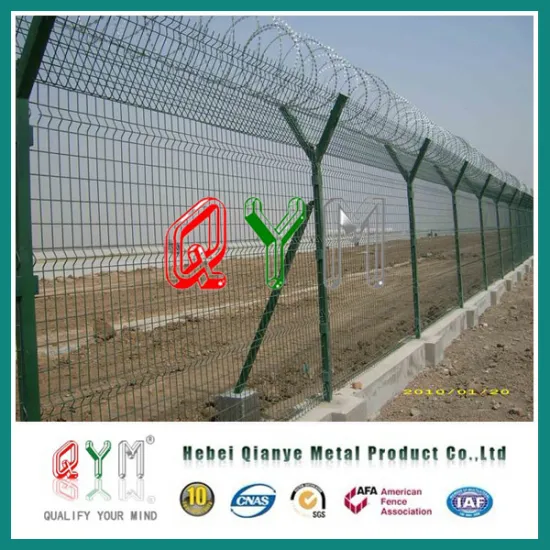 Y Post Airport Fence/ Airport Barbed Wire Chain Link Fence