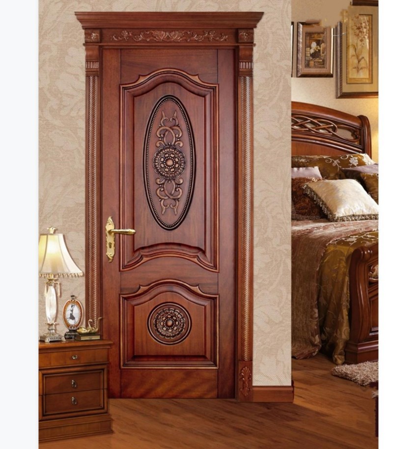 Solid Wooden Veneer Door