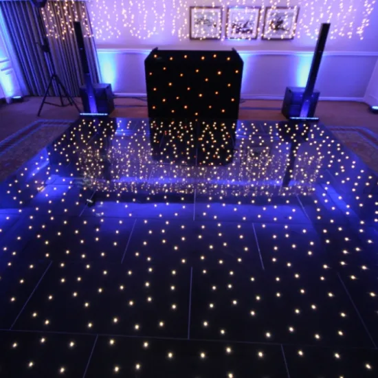 High Quality Video Game Room LED Starlit Dance Floor for Factory Price Party Bar Wedding" 

However, for better SEO and readability, you might consider shortening or restructuring it slightly:

"Factory Price LED Starlit Dance Floor for Game Room & Weddin