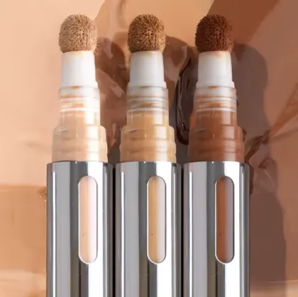 24 Hour Lasting Custom Cosmetics Matte Liquid Concealer: Full Coverage, Oil Control, and Contour Concealer Base Makeup