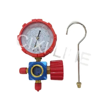 Cixi Lihe Refrigeration Manifold Gauge Set for Air Conditioning: Compatible with R12, R22, R407, R134, and R410 Freon Gas Pressure Measurement