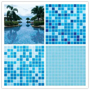Glass Mosaic for Swimming Pool(H420010)